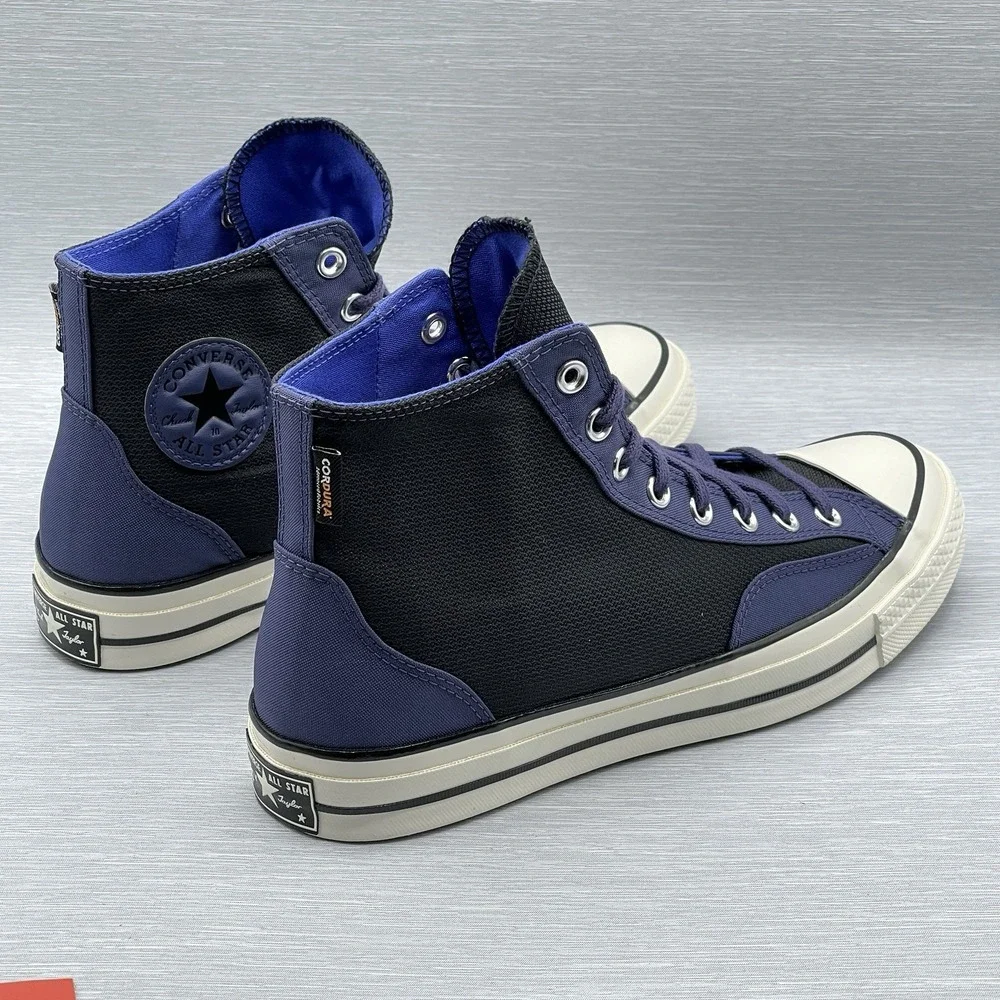 Converse Chuck 70 Men's 7 Sneakers Black Blue Utility Cordura Women's 9 A05578C